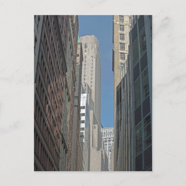 Bank of New York Gebäude Manhattan New York Postkarte (Vorderseite)