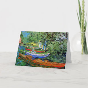 Bank of Oise Auvers Van Gogh Fine Art Karte