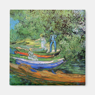 Bank of the Oise in Auvers von Vincent van Gogh Magnet