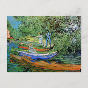Bank of the Oise in Auvers von Vincent van Gogh Postkarte