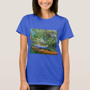 Bank of the Oise in Auvers von Vincent van Gogh T-Shirt