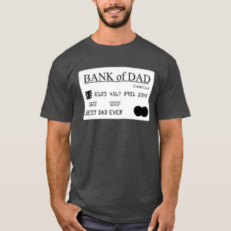 Bank of Vater Bester Vater Vater Vatertag Geschenk T-Shirt