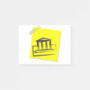 Bank Post-it Klebezettel