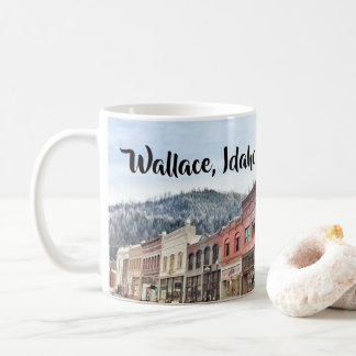 Bank-Straße in Wallace Idaho Kaffeetasse