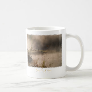 Bank-Teich-Dampf Tasse