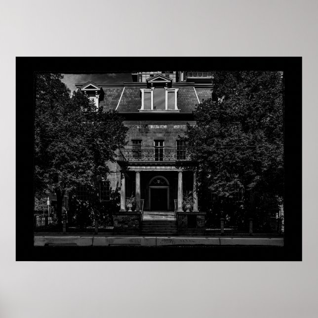 Bank von Oberkanada Gebäude Nr. 3 an der Grenze Poster (Vorne)