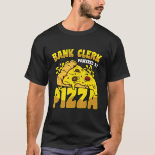 Bankangestellte mit Pizza Banker Finance Bookkee T-Shirt