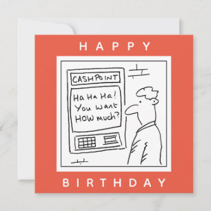 Bankautomat und Kunde Karte