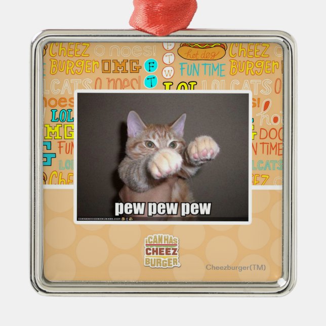 Bankbankbank Silbernes Ornament (Vorne)