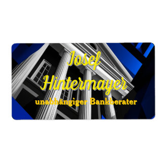 Bankberater, BankangestellterVisitenkarte