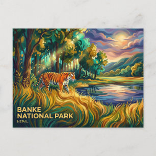 Banke-Nationalpark Nepal Postkarte