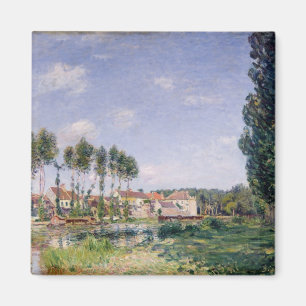 Banken Alfred Sisleys des Loing bei Moret Magnet