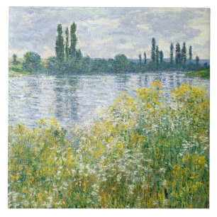 Banken Claude Monets   der Seines, Vetheuil, 1880 Fliese