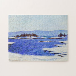 Banken des Fjords bei Christiania Monet Fine Art Puzzle