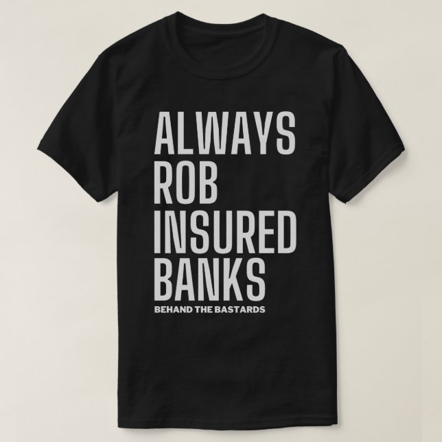Banken, die Versicherungen abgeschlossen haben 9 T-Shirt (Design vorne)