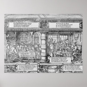 Bankenlandschaft Poster