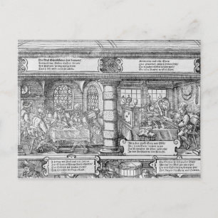 Bankenlandschaft Postkarte