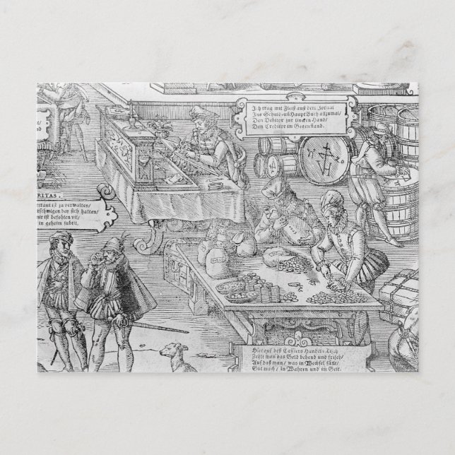 Bankenlandschaft Postkarte (Vorderseite)