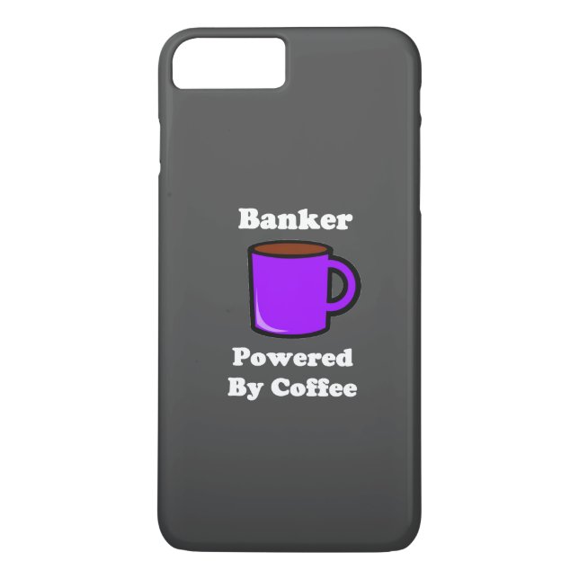 "Banker" angetrieben durch Kaffee Case-Mate iPhone Hülle (Rückseite)