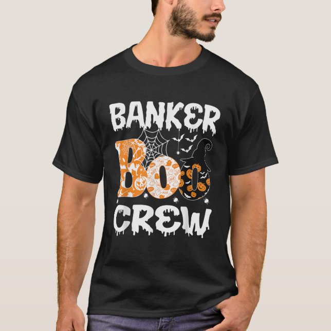 Banker Boo Crew banker halloween costume banker ha T-Shirt (Vorderseite)