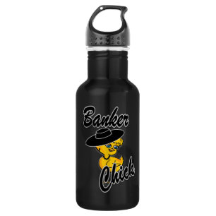 Banker Chick #4 Trinkflasche