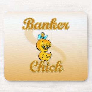 Banker Chick Mousepad