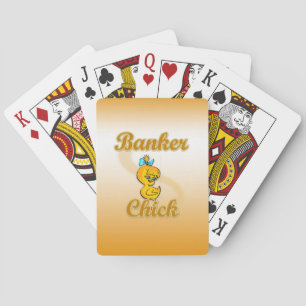 Banker Chick Spielkarten