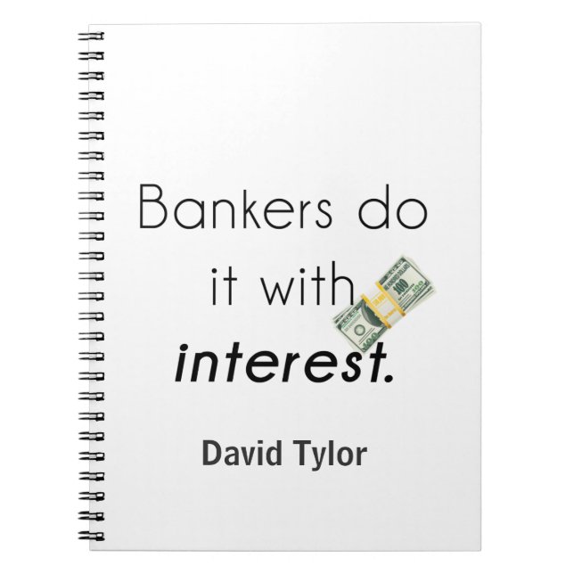 Banker tun es! notizblock (Vorderseite)