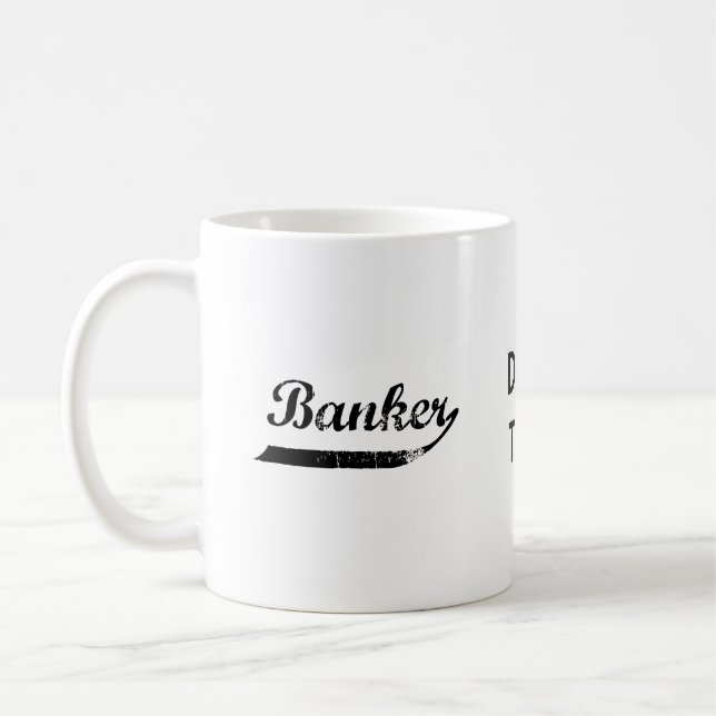 Banker-Typografie Tasse (Links)