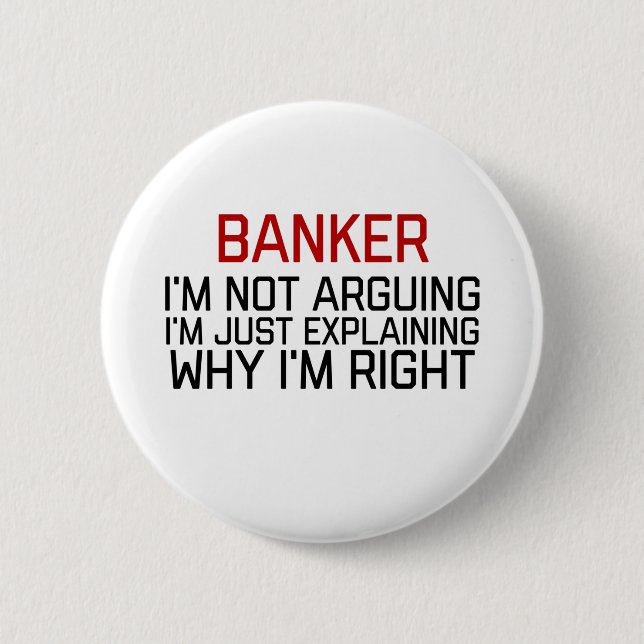 Bankerin Button (Vorderseite)