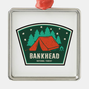 Bankhead National Forest Camping Ornament Aus Metall