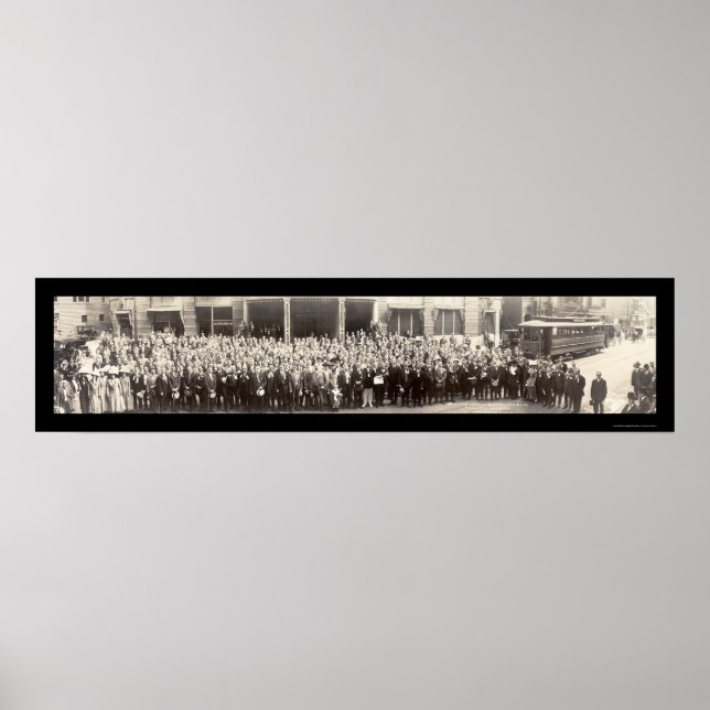 Banking Rochester NY Foto 1911 Poster (Vorne)