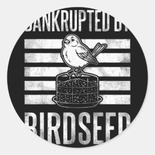 Bankrott Runder Aufkleber