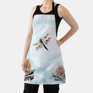 Banksia-Blüten-Libellen-Kunst Schürze