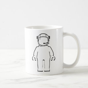 Banksy Art-Astronaut Minifig Kaffeetasse