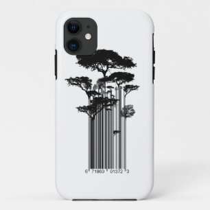 Banksy Art-Barcode-Baumillustration Case-Mate iPhone Hülle