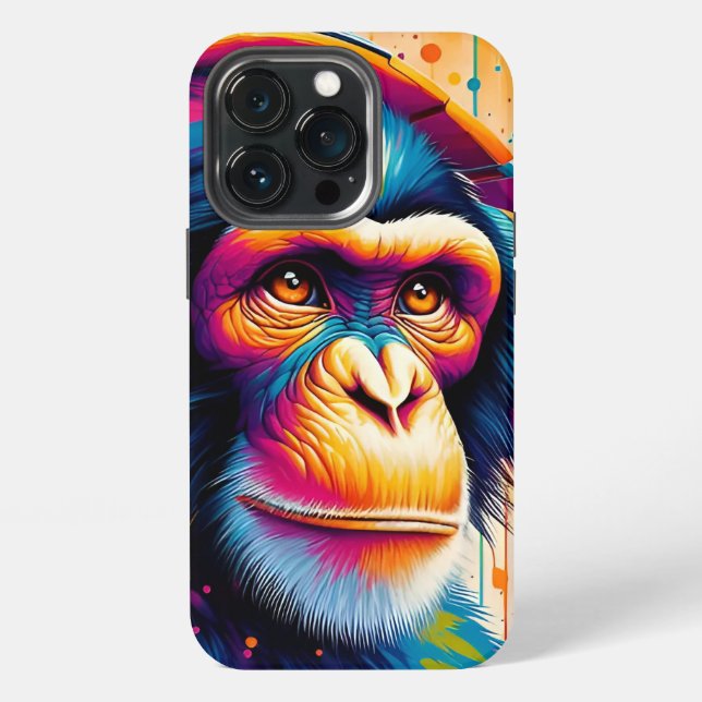 Banksy DJ Monkey Gorilla iPhone Hülle (Hinten)