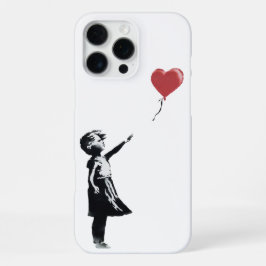 Banksy Graffiti - Girl with Balloon, Street Art iPhone 16 Pro Max Hülle
