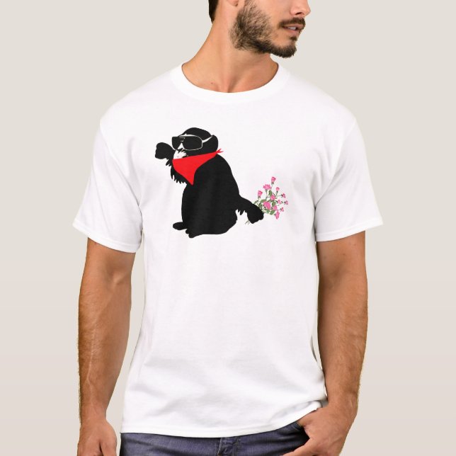 banksy monkey T-Shirt (Vorderseite)