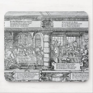 Bankwesen-Szene Mousepad