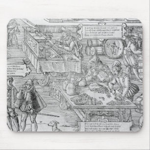 Bankwesen-Szene Mousepad