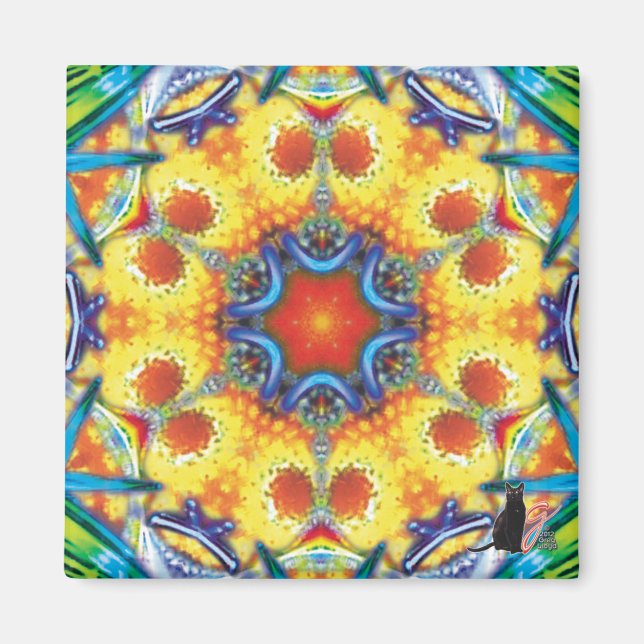 Bannapuddin Kaleidoscope Magnet (Vorne)