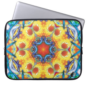 BannaPuddin Kaleidoskop-Laptop-Hülle Laptopschutzhülle
