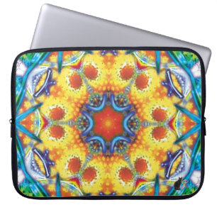BannaPuddin Kaleidoskop Laptop-Sieb Laptopschutzhülle