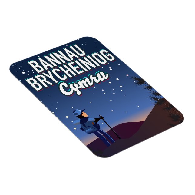 Bannau Brycheiniog Cymru Magnet (Rechte Seite)