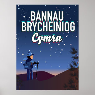 Bannau Brycheiniog Wales Poster