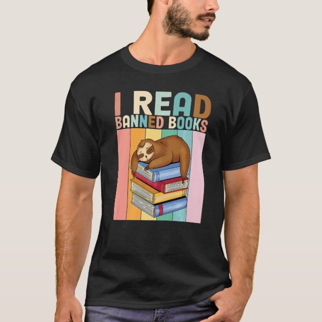 Banned Books Bookworm I Read Banned Books   T-Shirt (Vorderseite)