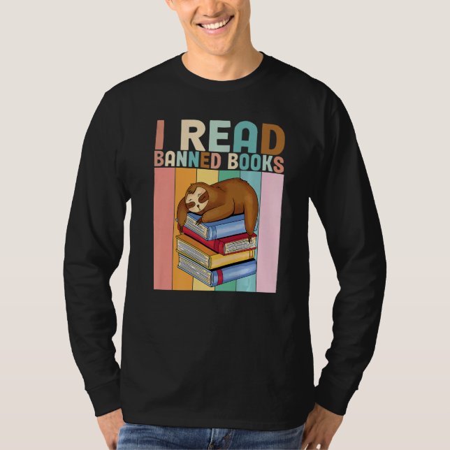 Banned Books Bookworm I Read Banned Books   T-Shirt (Vorderseite)