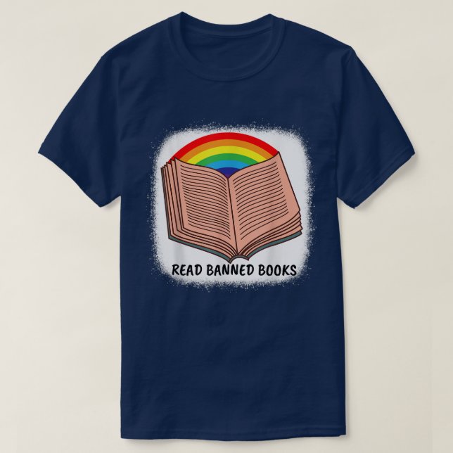 Banned Books Funny Reading Book Lover Bookwo lesen T-Shirt (Design vorne)