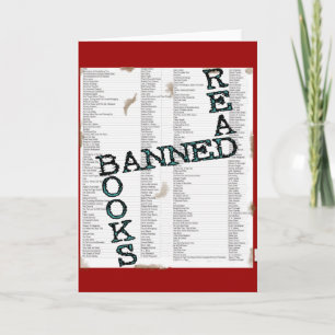 BANNED BOOKS LESEN KARTE